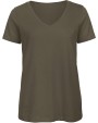 T-shirts B&C Organic Cotton Inspire V-neck T-shirt / Woman voor bedrukking &amp; borduring