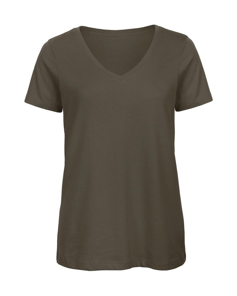 B&C Ladies' Organic Inspire Cotton V-neck T-shirt T-Shirts personalisierbar