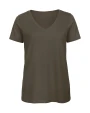 T-shirts B&C Organic Cotton Inspire V-neck T-shirt / Woman voor bedrukking &amp; borduring
