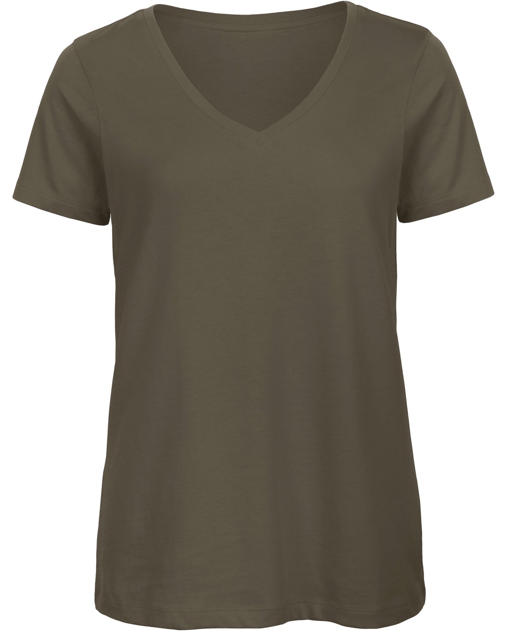 B&C Ladies' Organic Inspire Cotton V-neck T-shirt T-Shirts personalisierbar