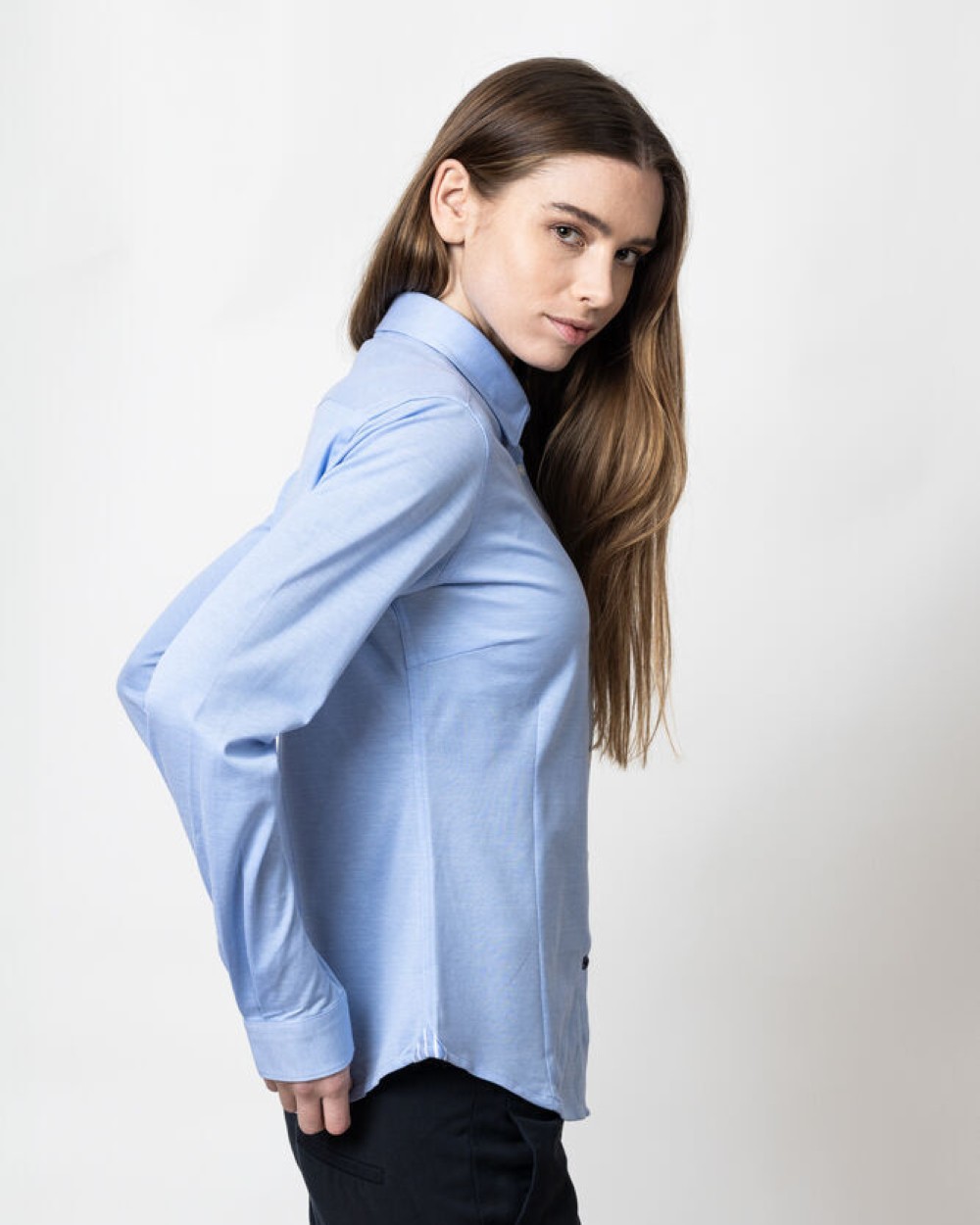 Hemden J. HARVEST & FROST Indigo Bow 34 
Hemd Dames voor bedrukking &amp; borduring