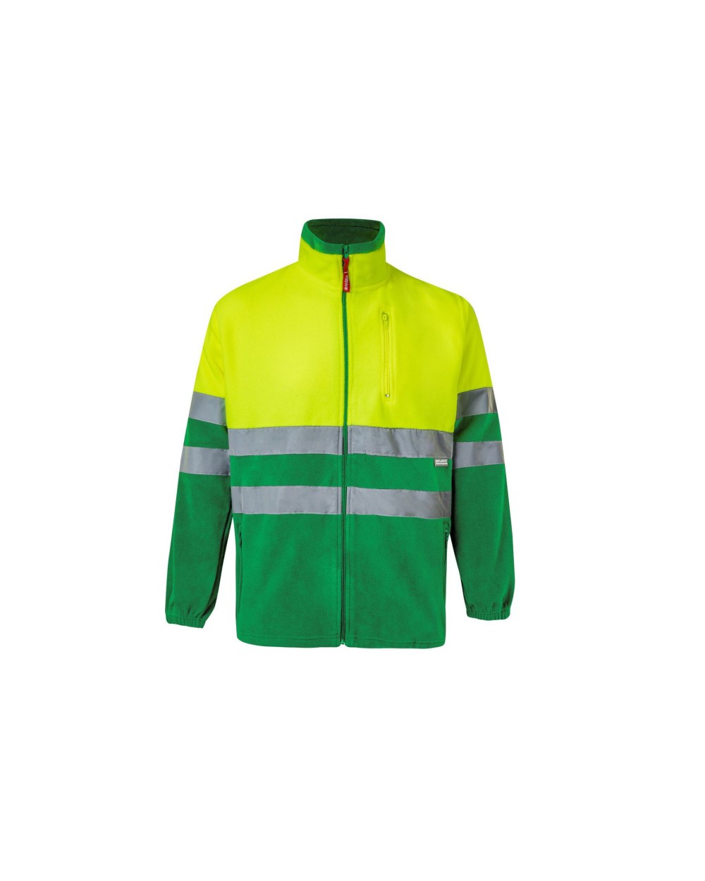 VELILLA TWO-TONE HIGH VISIBILITY FLEECE JACKET Polar Fleeces personalisierbar
