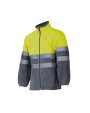 Polar Fleeces VELILLA TWO-TONE HIGH VISIBILITY FLEECE JACKET voor bedrukking &amp; borduring
