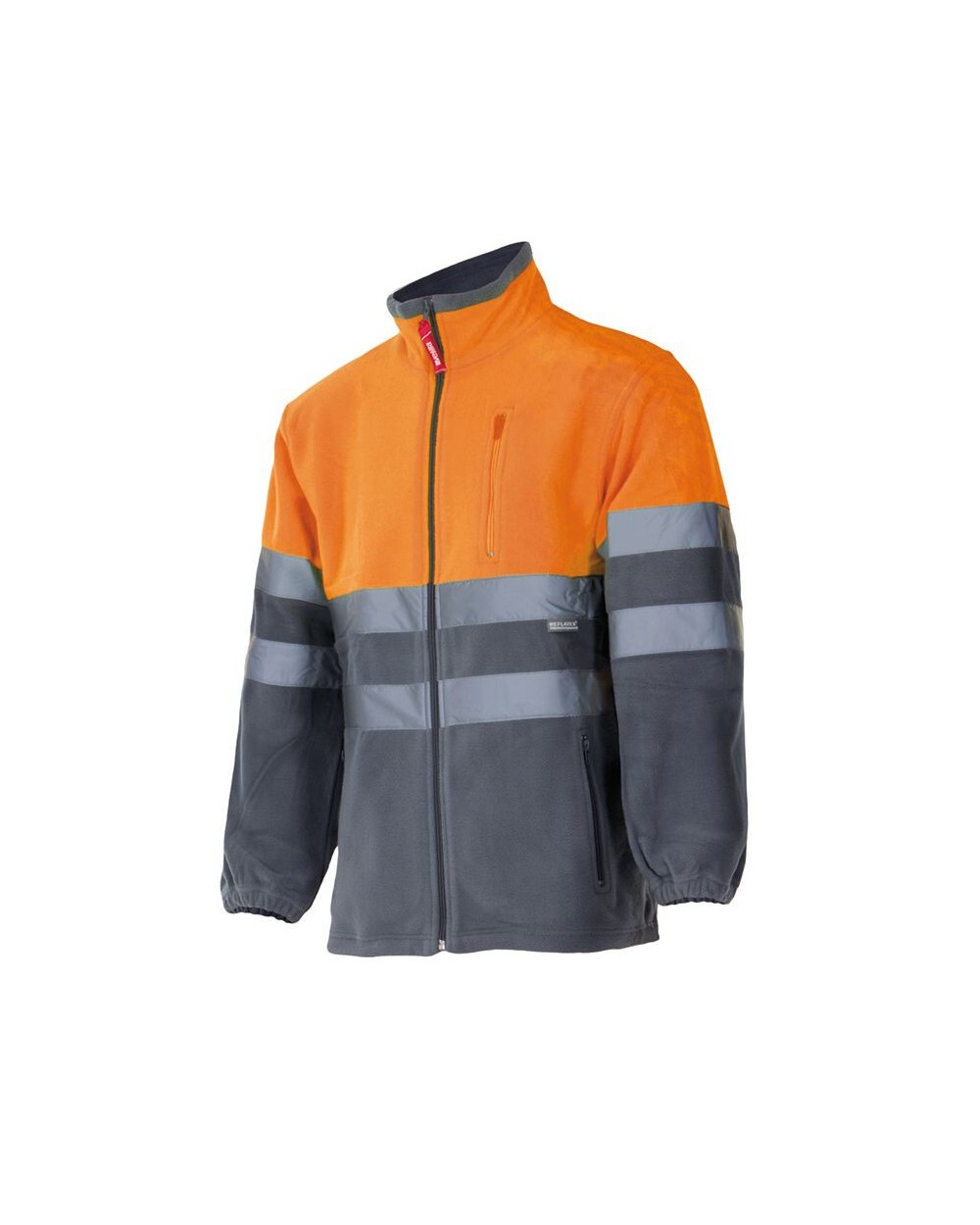 Polar Fleeces VELILLA TWO-TONE HIGH VISIBILITY FLEECE JACKET voor bedrukking &amp; borduring