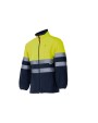 Polar Fleeces VELILLA TWO-TONE HIGH VISIBILITY FLEECE JACKET voor bedrukking &amp; borduring