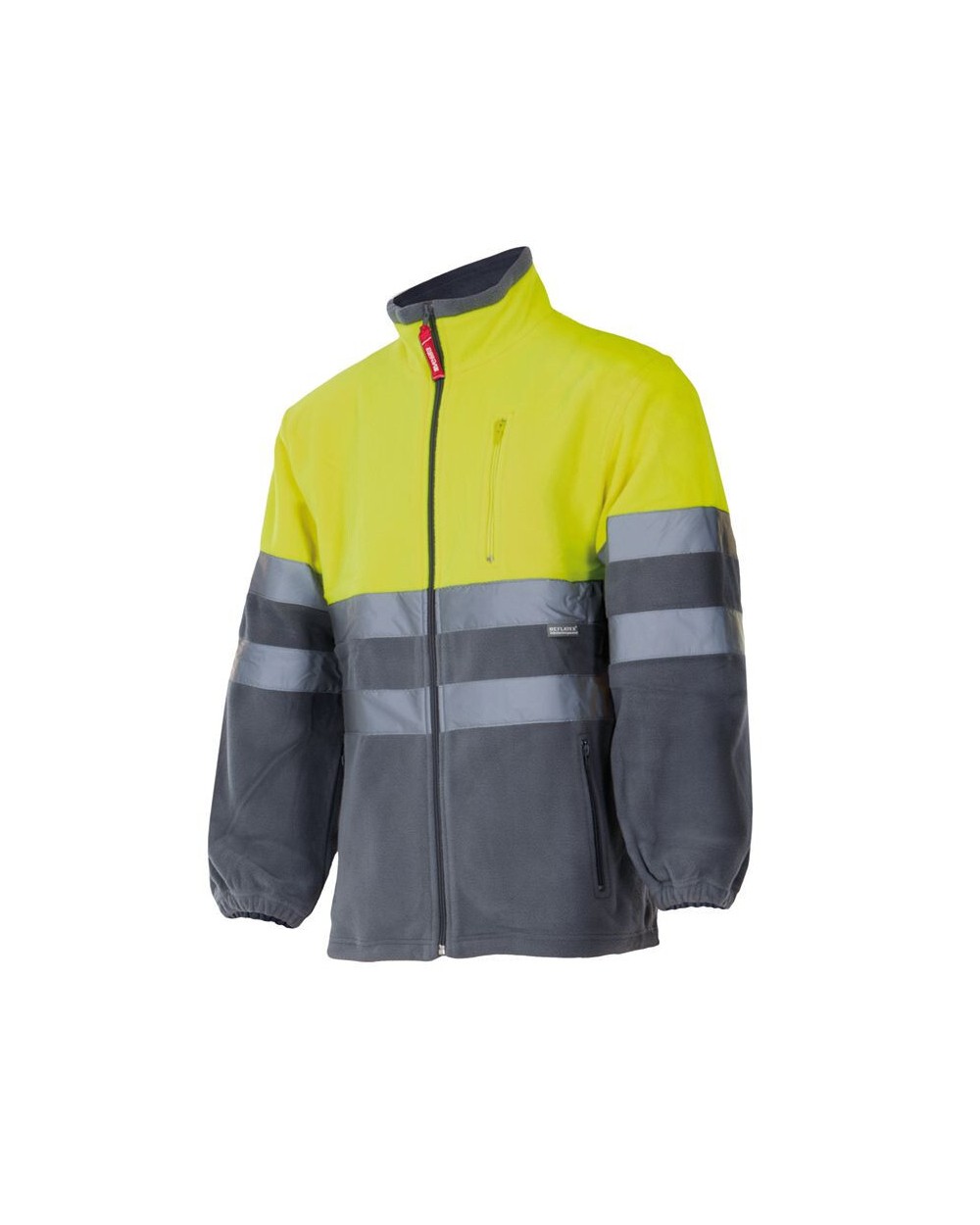 VELILLA TWO-TONE HIGH VISIBILITY FLEECE JACKET Polar Fleeces personalisierbar