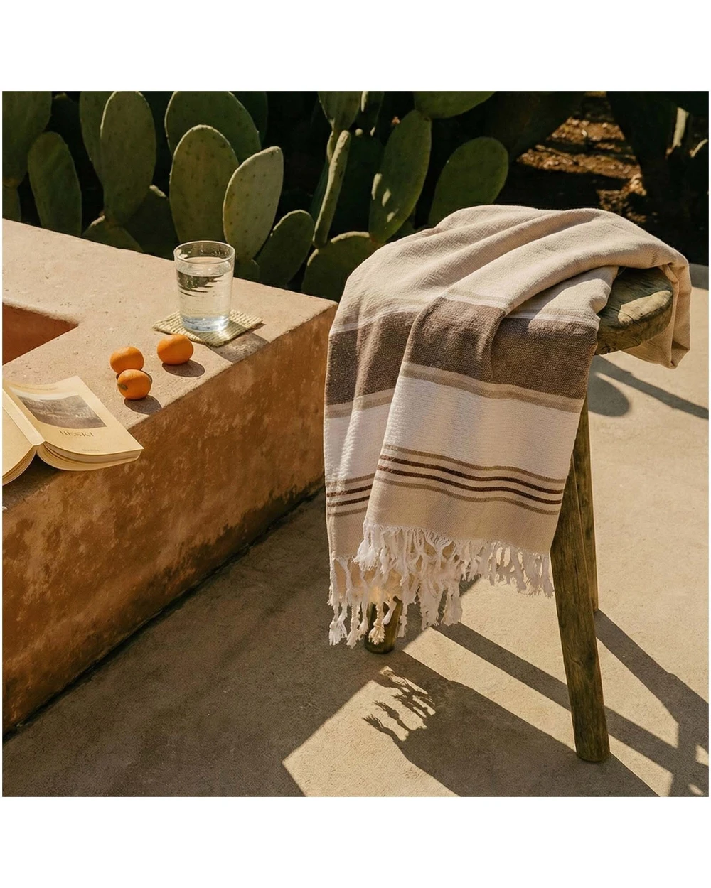 Bad artikelen CITIZEN GREEN Citizen Green Marina fouta 100 x 170 cm voor bedrukking &amp; borduring