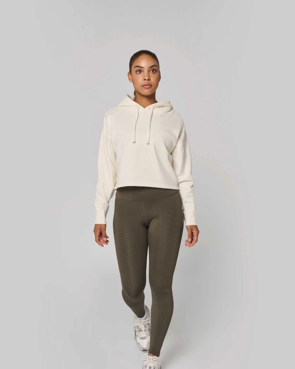 PROACT Damen Cropped-Sweatshirt mit Kapuze Sweatshirts personalisierbar