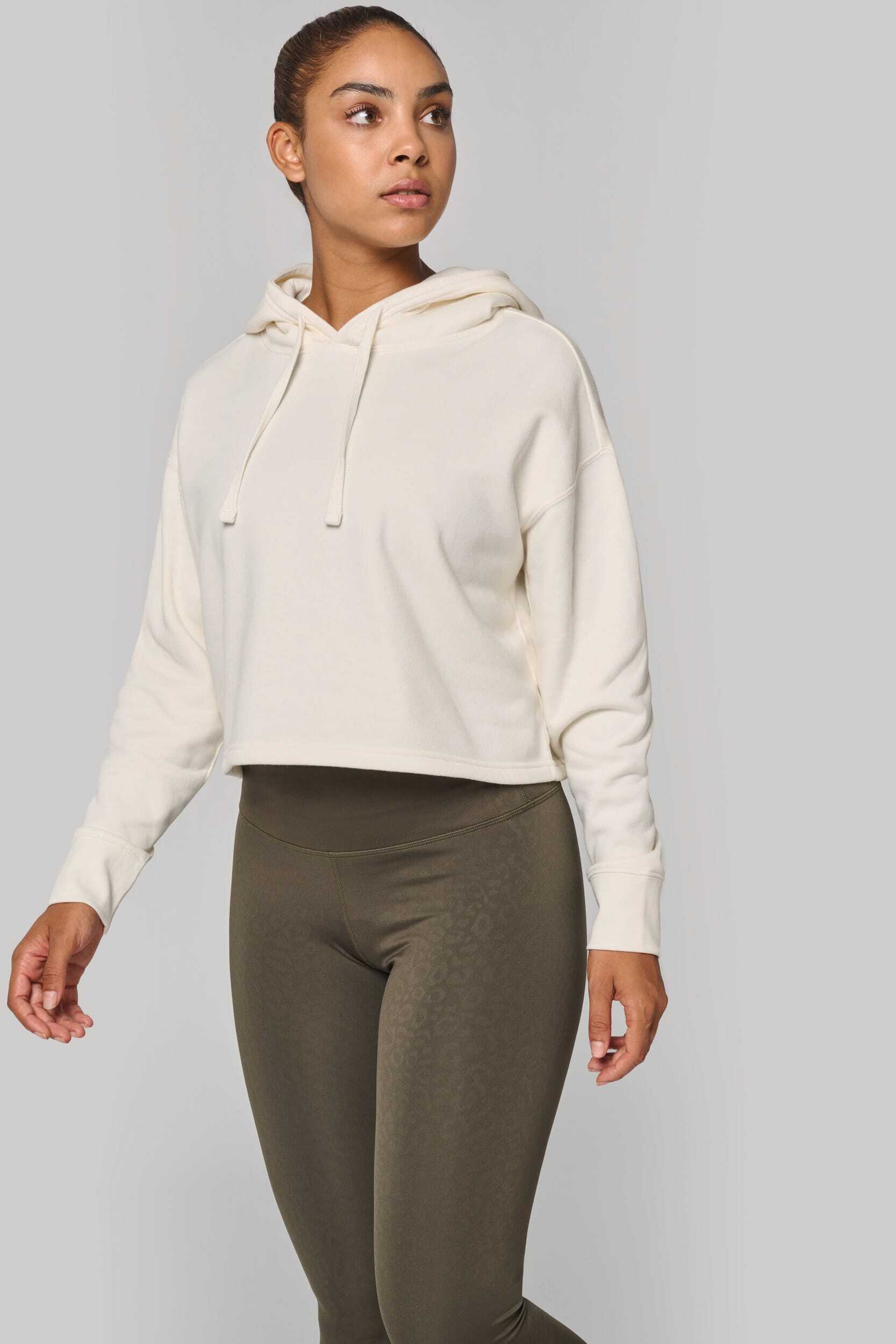 Sweat-shirts personnalisable PROACT Sweat-shirt crop à capuche femme