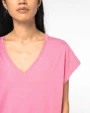T-Shirts personnalisable NATIVE SPIRIT T-shirt écoresponsable loose à col V femme