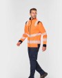 Softshells personnalisable WK. DESIGNED TO WORK Veste softshell de sécurité recyclée avec manches détachables unisexe