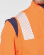 Softshells personnalisable WK. DESIGNED TO WORK Veste softshell de sécurité recyclée avec manches détachables unisexe