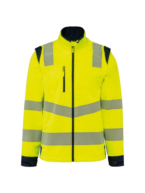 WK. DESIGNED TO WORK Veste softshell de sécurité recyclée avec manches détachables unisexe /api/colors/6533ef2a-e10a-4578-bbf8-4f6883629883 personnalisable