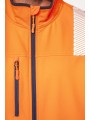 WK. DESIGNED TO WORK Veste softshell de sécurité recyclée avec manches détachables unisexe  personnalisable
