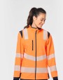 Softshells personnalisable WK. DESIGNED TO WORK Veste softshell de sécurité recyclée avec manches détachables unisexe