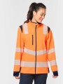 Softshells à personnaliser WK. DESIGNED TO WORK Veste softshell de sécurité recyclée avec manches détachables unisexe 