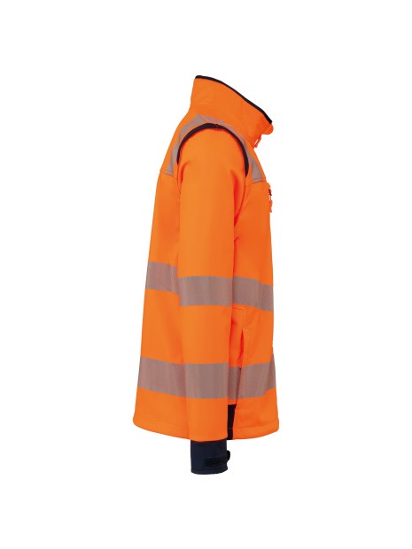 WK. DESIGNED TO WORK Veste softshell de sécurité recyclée avec manches détachables unisexe /api/colors/280cf50f-5f1d-4b0c-aa02-2c4cd948b4a1 personnalisable