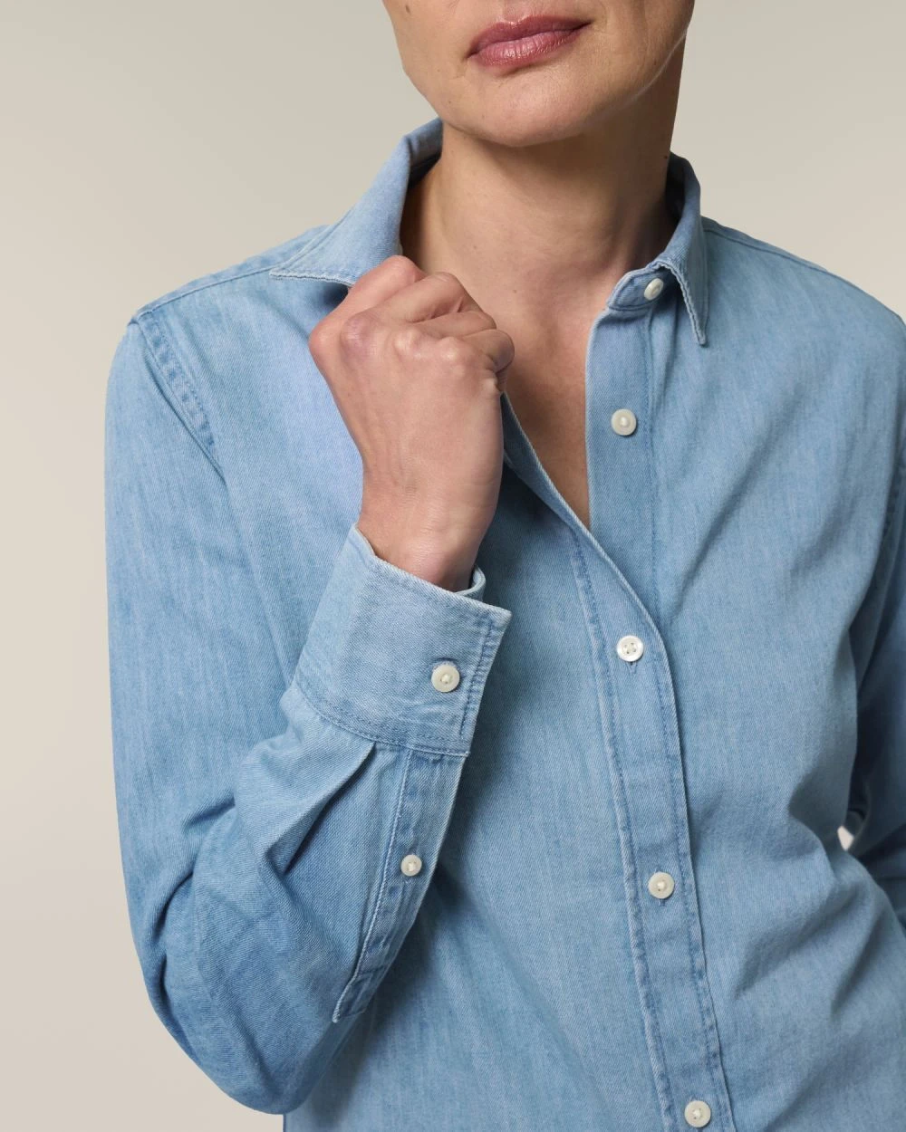 STANLEY/STELLA Stella Denim Shirt Hemden personalisierbar