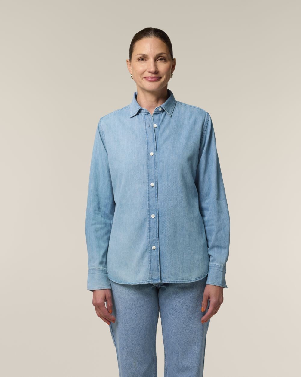 STANLEY/STELLA Stella Denim Shirt Hemden personalisierbar