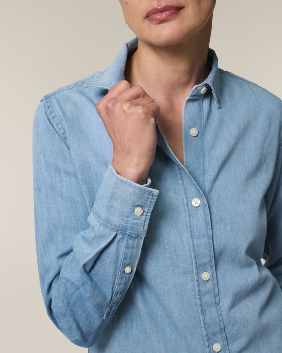 STANLEY/STELLA Stella Denim Shirt Hemden personalisierbar