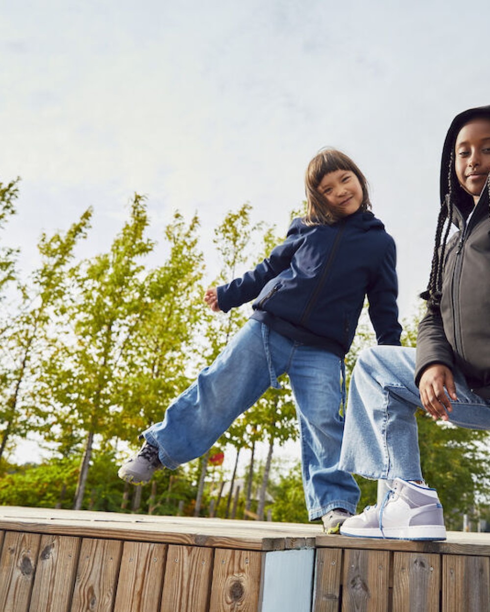 Softshells CLIQUE Padded Hoody Softshell Junior voor bedrukking &amp; borduring