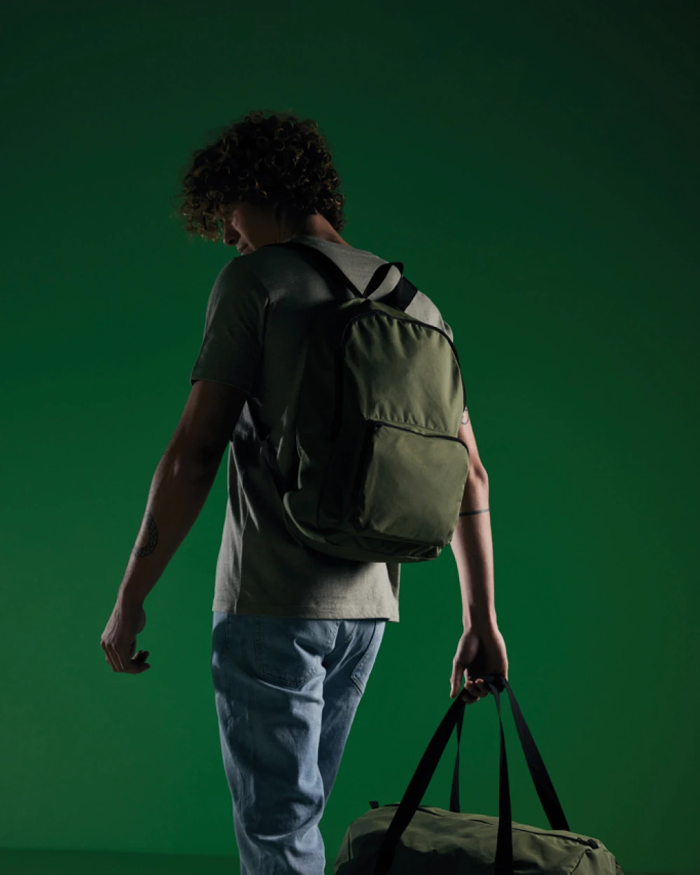 Tassen & Zakken 4DO Dillon AWARE™ RPET opvouwbare klassieke rugzak voor bedrukking &amp; borduring