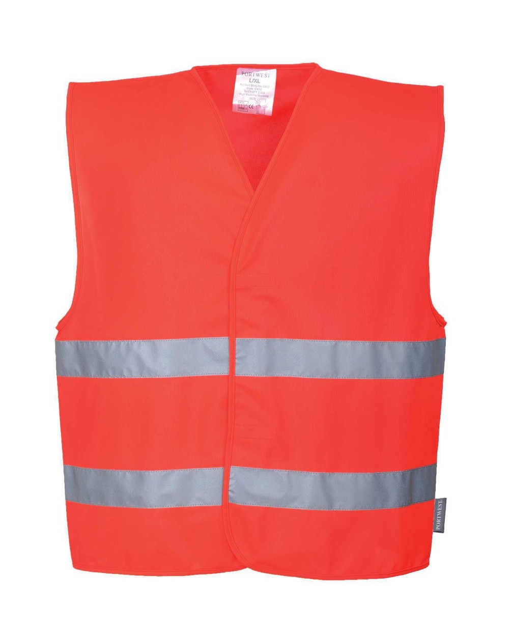 Fluo vestjes PORTWEST Hi-vis two-band vest (C474) voor bedrukking &amp; borduring