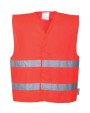 PORTWEST Hi-vis two-band vest (C474) Warnwesten personalisierbar