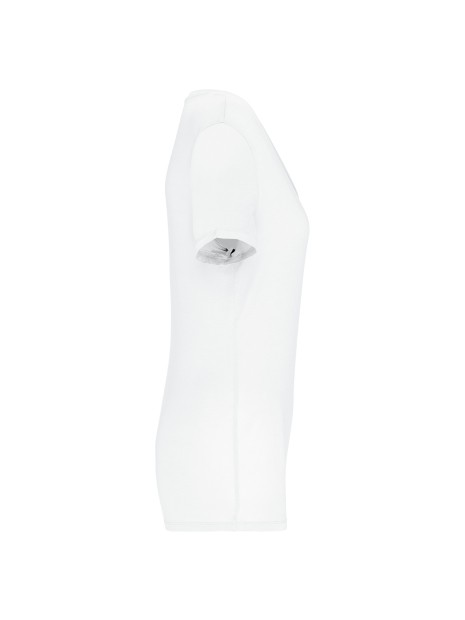 KARIBAN T-shirt Lyocell TENCEL™ col V manches courtes femme /api/colors/7a92cd2d-10d2-40b4-928b-296bb7487506 personnalisable