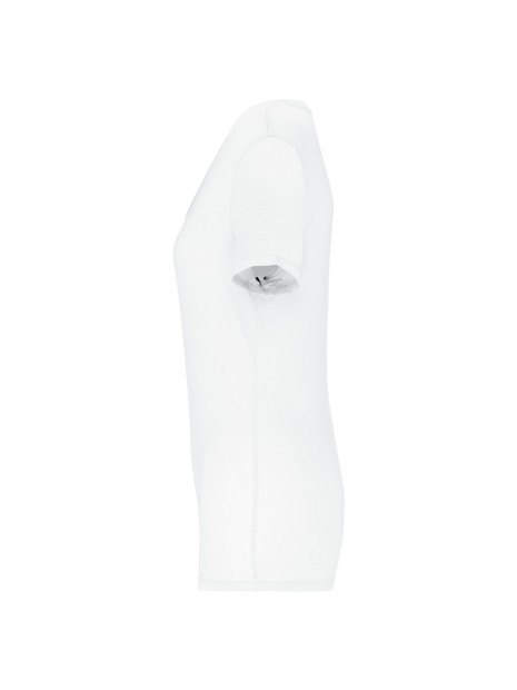 KARIBAN T-shirt Lyocell TENCEL™ col V manches courtes femme /api/colors/7a92cd2d-10d2-40b4-928b-296bb7487506 personnalisable