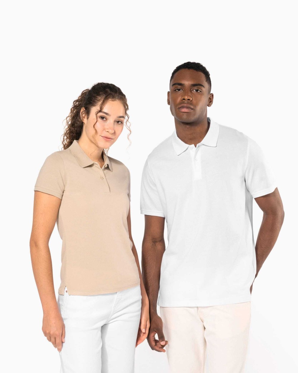 KARIBAN Piqué-Polohemd Bio180 für Herren Poloshirts personalisierbar