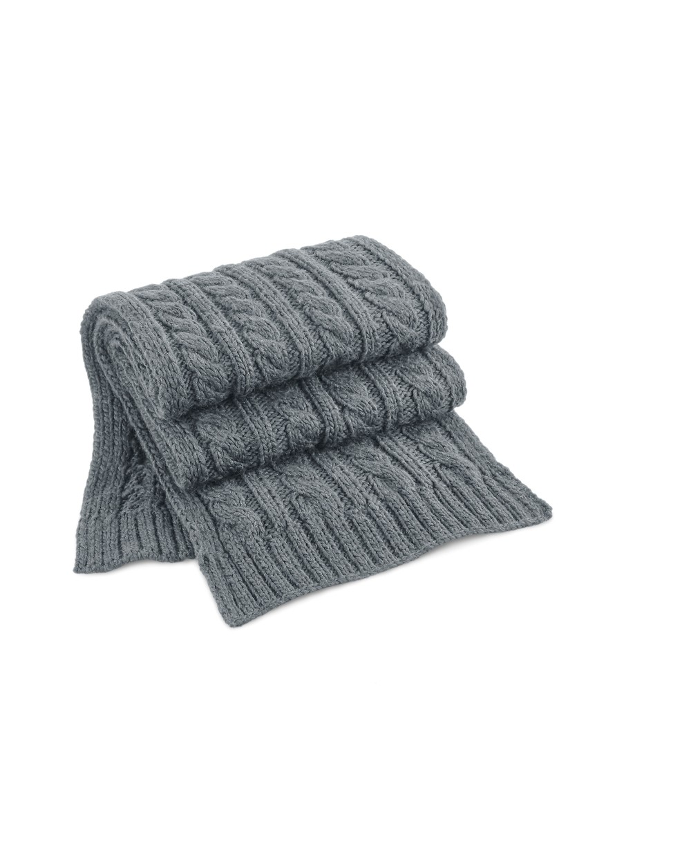 Sjaals BEECHFIELD CABLE KNIT MELANGE SCARF voor bedrukking &amp; borduring
