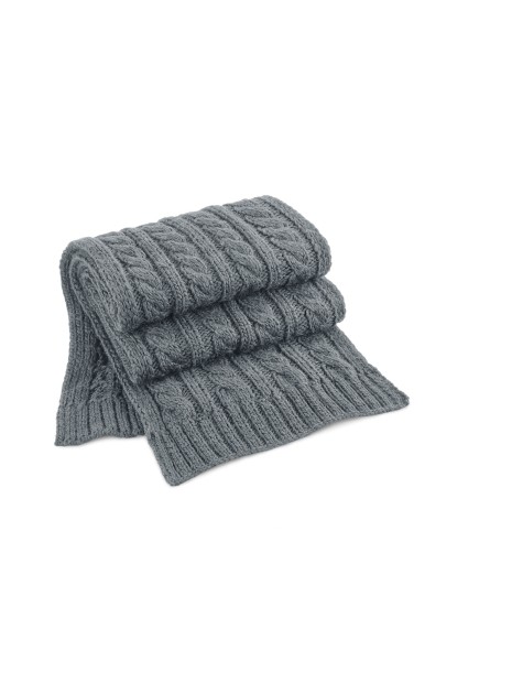 BEECHFIELD CABLE KNIT MELANGE SCARF /api/colors/24aa43c8-39f7-4fe5-9d98-48c70f7ae002 personnalisable