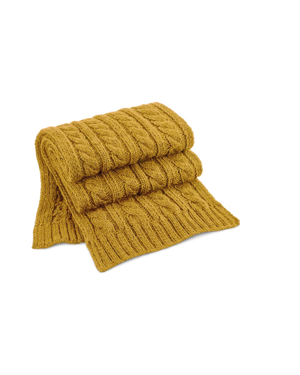 Sjaals BEECHFIELD CABLE KNIT MELANGE SCARF voor bedrukking &amp; borduring