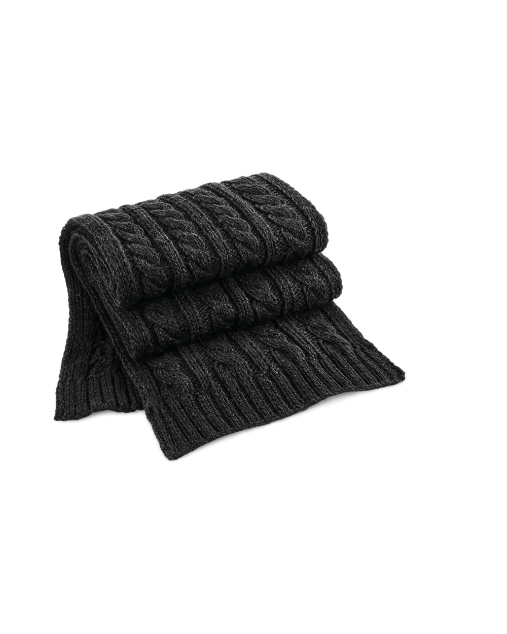 Sjaals BEECHFIELD CABLE KNIT MELANGE SCARF voor bedrukking &amp; borduring