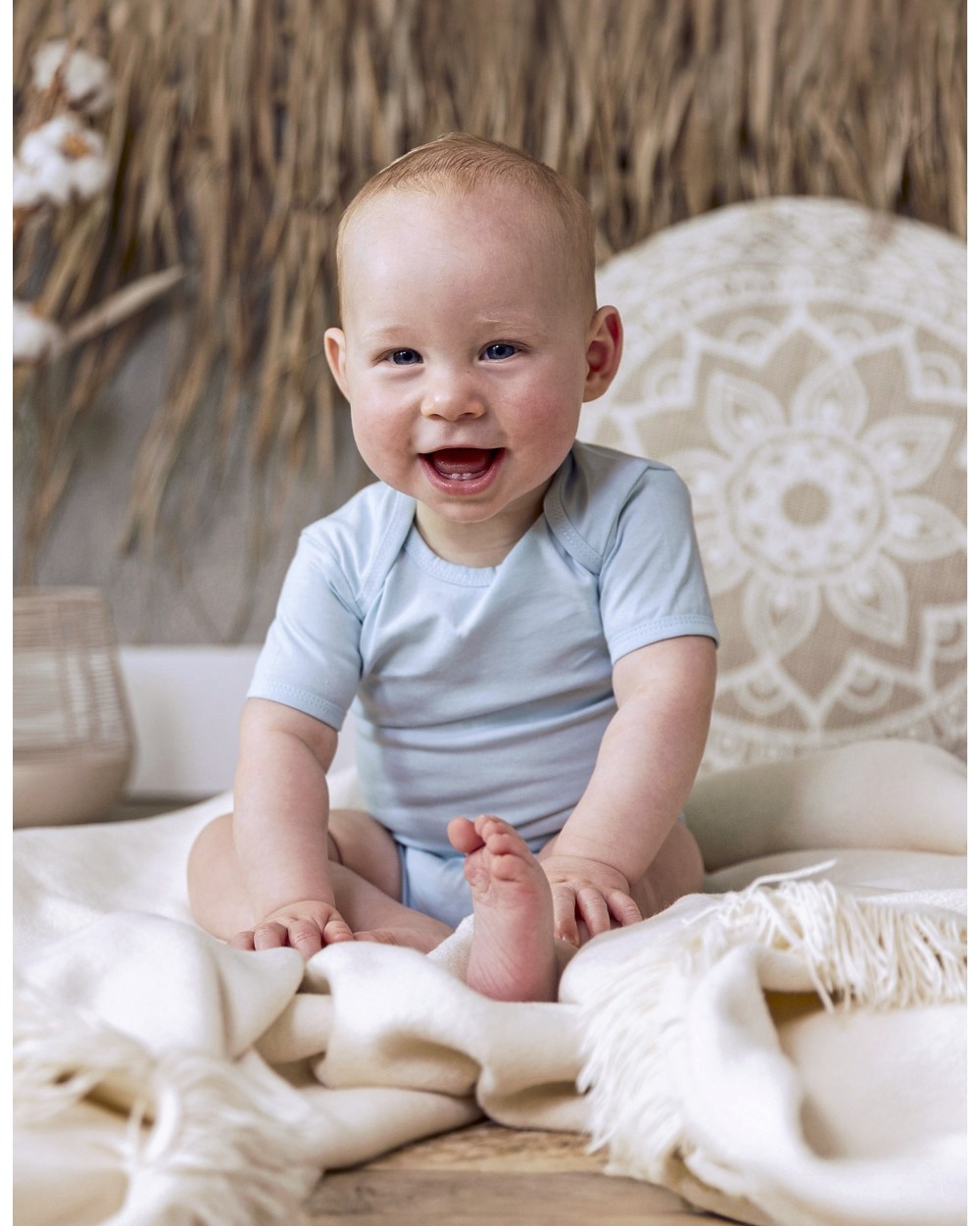Articles bébés personnalisable LINK KIDS WEAR Organic Baby Bodysuit Short Sleeve Rebel 01