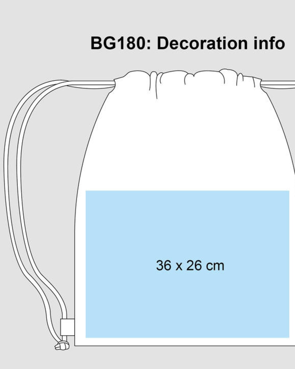 Tassen & Zakken BAG BASE Graphic Gymsac voor bedrukking &amp; borduring