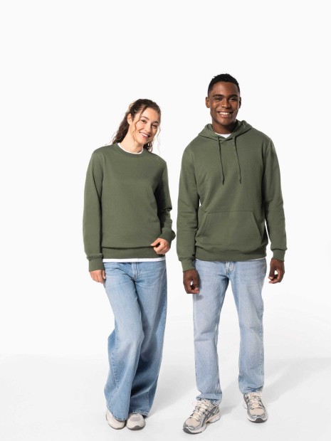 Sweat-shirts à personnaliser KARIBAN Sweat-shirt recyclé à capuche unisexe 