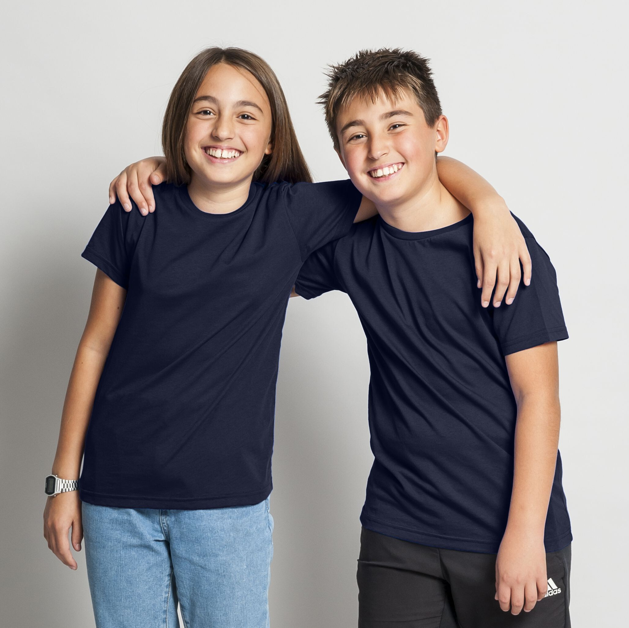 T-shirts VESTI KIDS CREW NECK T-SHIRT voor bedrukking &amp; borduring