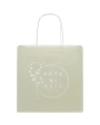 4DO Kraftpapiertasche 120 /m² mit gedrehten Griffen – 24 × 9 × 24 cm Taschen personalisierbar