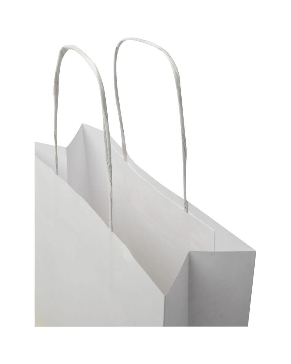Sacs & Bagagerie personnalisable 4DO Sac en papier Kraft 120 g/m2avec poignées torsadées, 24 x 9 x 24 cm