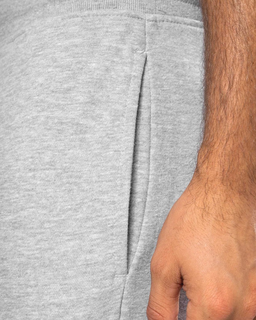 KARIBAN Umweltfreundliche Herrenhose aus ungebürstetem Molton Hosen personalisierbar