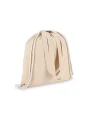 Tote bags personnalisable 4DO Sac fourre-tout à cordon en coton OEKO-TEX® 38 x 42cm 140g/m².