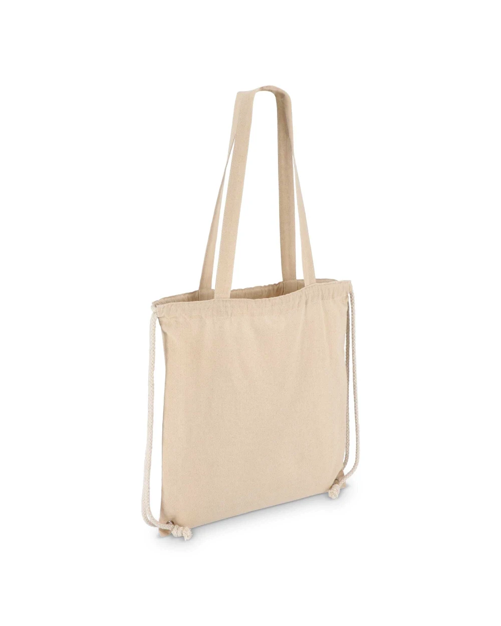 4DO Baumwoll-Tragetasche mit Kordelzug OEKO-TEX® 38 x 42cm 140g/m² Tote Bags personalisierbar