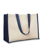 Tassen & Zakken 4DO Jute/canvas boodschappentas voor bedrukking &amp; borduring
