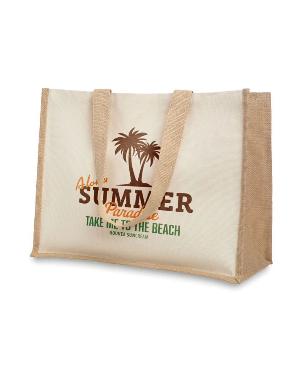 Tassen & Zakken 4DO Jute/canvas boodschappentas voor bedrukking &amp; borduring