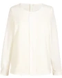 Hemden BROOK TAVERNER Riola Crepe de Chine blouse voor bedrukking &amp; borduring