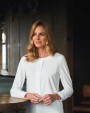 Hemden BROOK TAVERNER Riola Crepe de Chine blouse voor bedrukking &amp; borduring