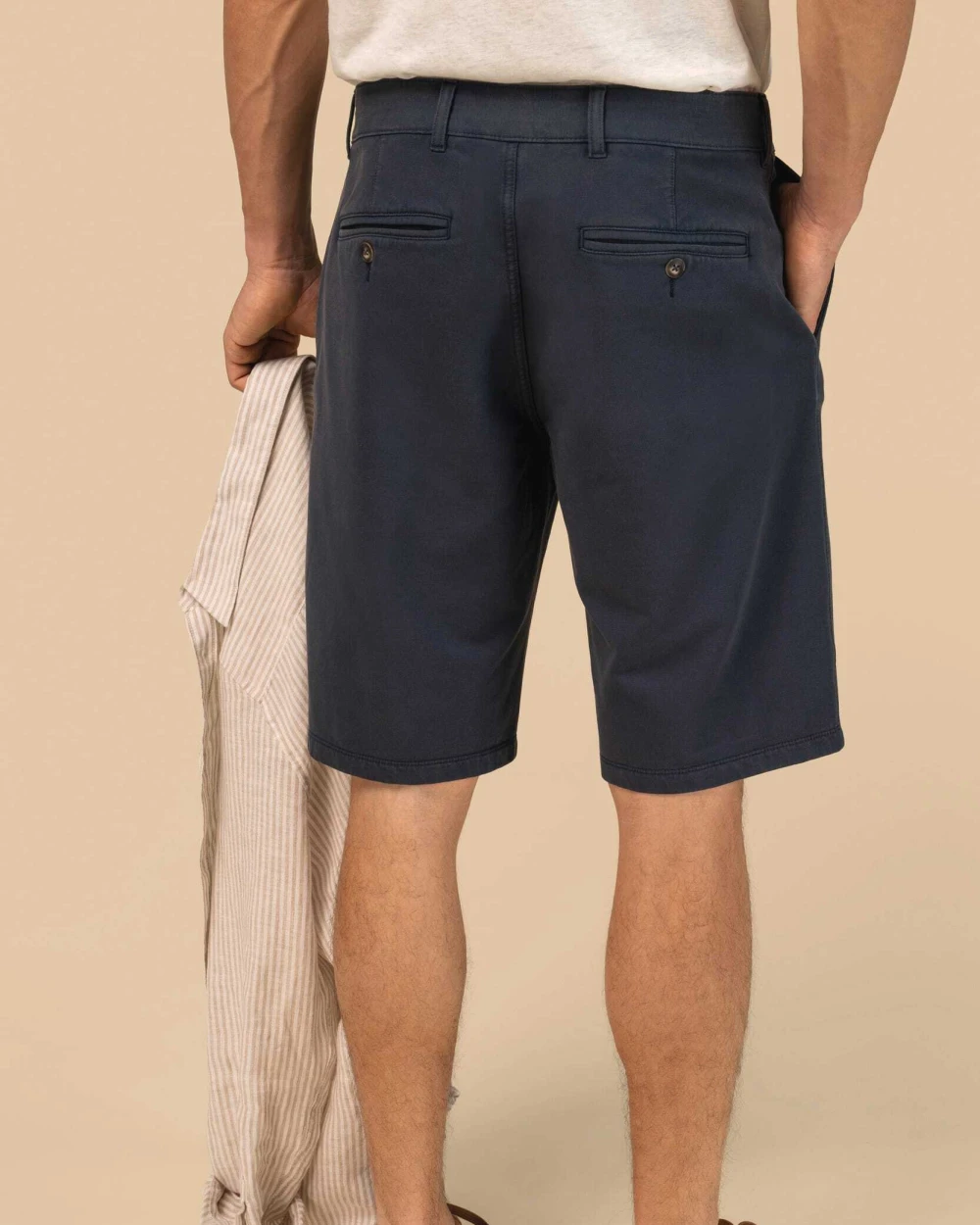 Bermudas & Shorts personnalisable SPASSO Bermuda écoresponsable délavé en French Terry homme