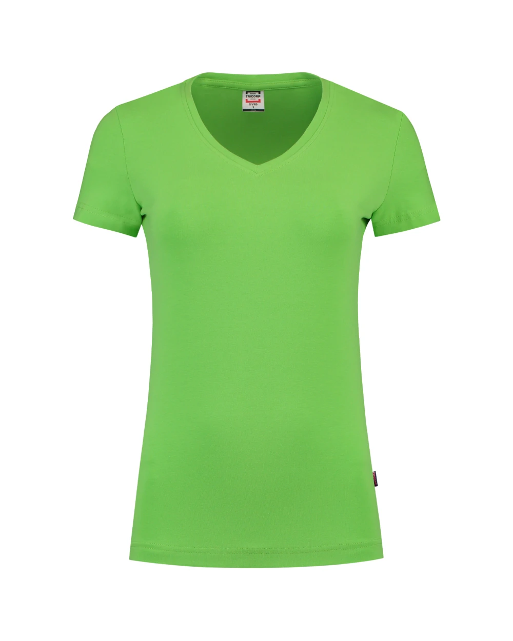 T-shirts TRICORP T-shirt V Hals Fitted Dames voor bedrukking &amp; borduring